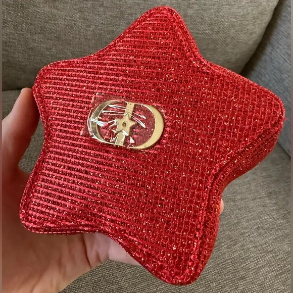 Dior Lunar New Year Red Star Makeup Bag Cosmetic Pouch Mini New Authentic - Picture 9 of 17